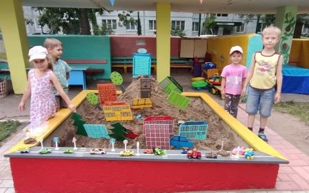 ПДД и песочные игры