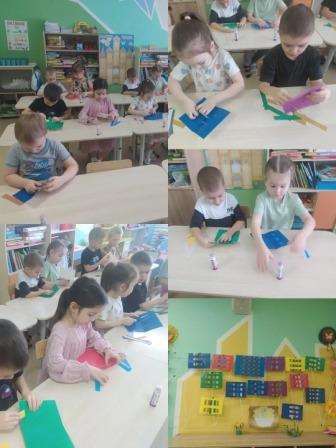 Аппликация "Коврик для мамы"