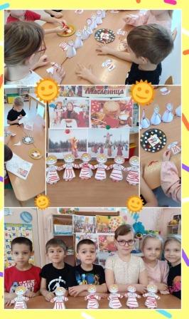 Вставка масленичных поделок